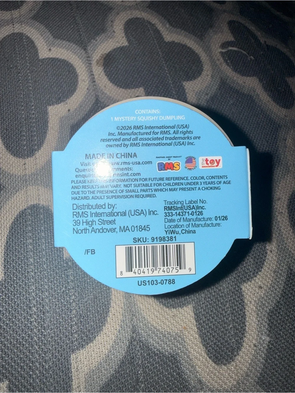 Crazy Fun Mini Squishy Mystery - Cream Series 1 Fidget